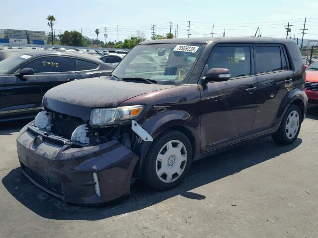 JTLZE4FE6EJ052841 - 2014 TOYOTA SCION XB Púrpura foto 2