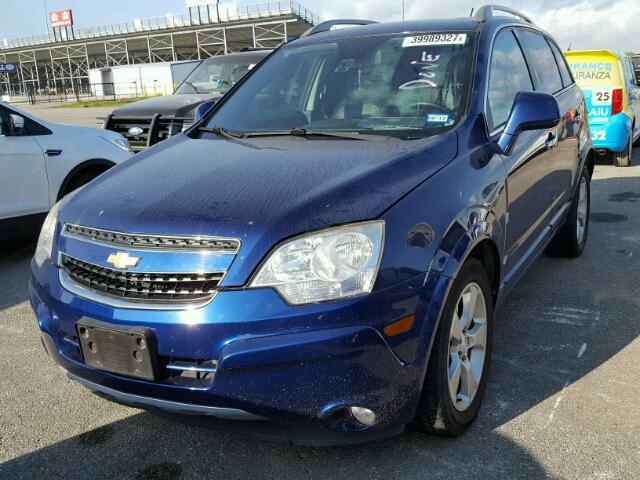 3GNAL4EK9DS567052 - 2013 CHEVROLET CAPTIVA BLUE photo 2