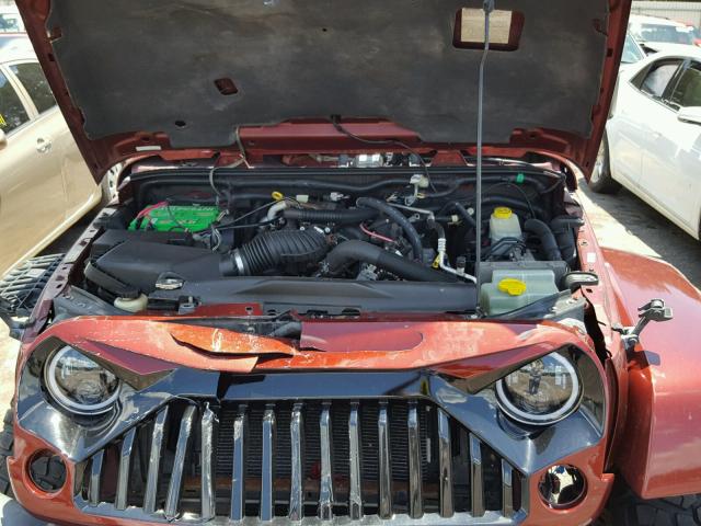 1J4GA591X7L178392 - 2007 JEEP WRANGLER S Narıncı foto 7