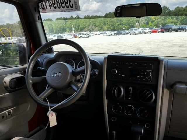 1J4GA591X7L178392 - 2007 JEEP WRANGLER S Narıncı foto 9