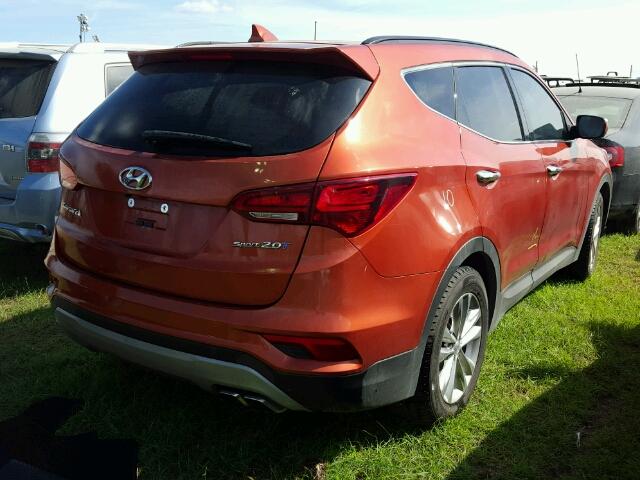 5XYZU4LA3HG477292 - 2017 HYUNDAI SANTA FE S 橙色 照片 4
