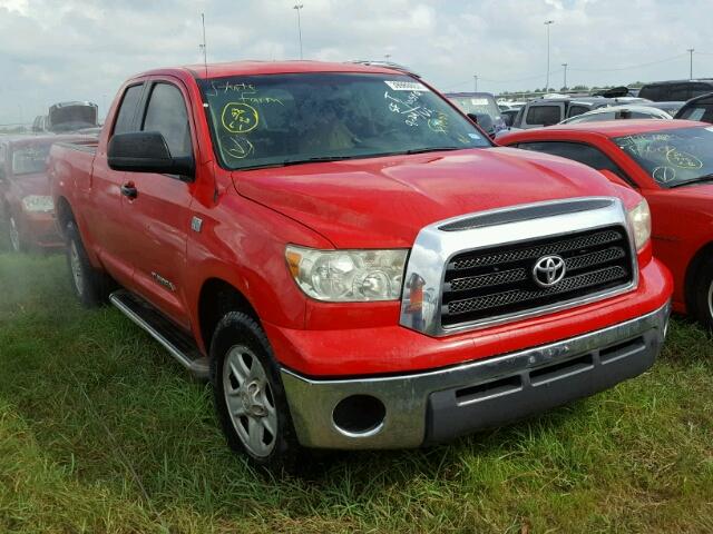 5TFRT54148X016560 - 2008 TOYOTA TUNDRA DOU RED photo 1