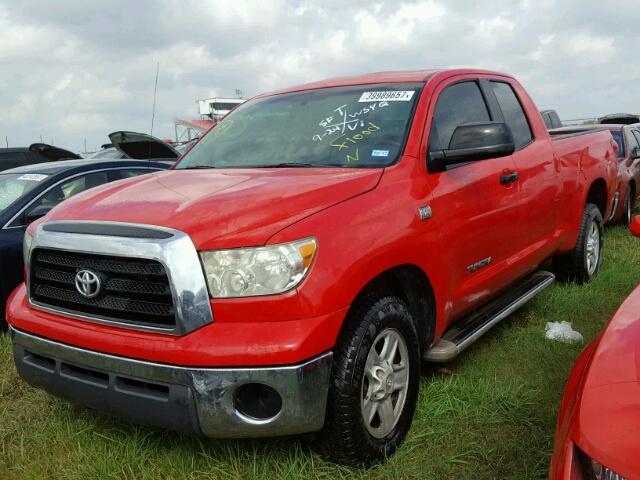 5TFRT54148X016560 - 2008 TOYOTA TUNDRA DOU RED photo 2