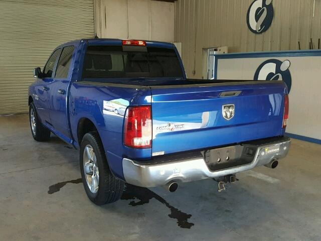 1C6RR6LT1GS263125 - 2016 RAM 1500 SLT BLUE photo 3