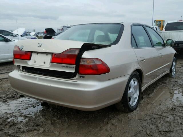 1HGCG1651YA013316 - 2000 HONDA ACCORD EX GOLD photo 4