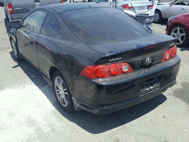 JH4DC54806S023165 - 2006 ACURA RSX BLACK photo 3