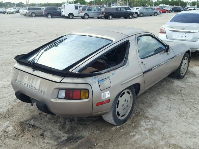 WP0JB0928DS861424 - 1983 PORSCHE 928 S GRAY photo 4