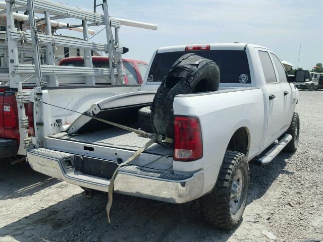 3C6UD5CL9CG309448 - 2012 DODGE RAM 2500 S WHITE photo 4