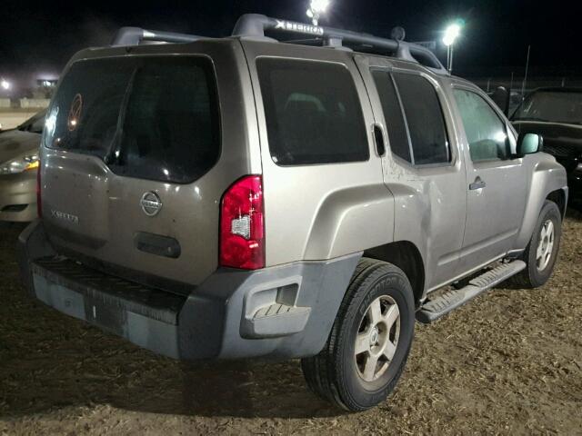 5N1AN08W36C515141 - 2006 NISSAN XTERRA OFF SILVER photo 4