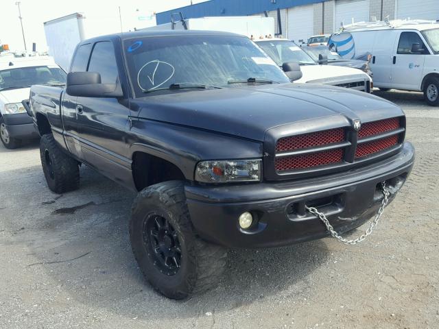 1B7HF13Z5YJ114986 - 2000 DODGE RAM 1500 BLACK photo 1