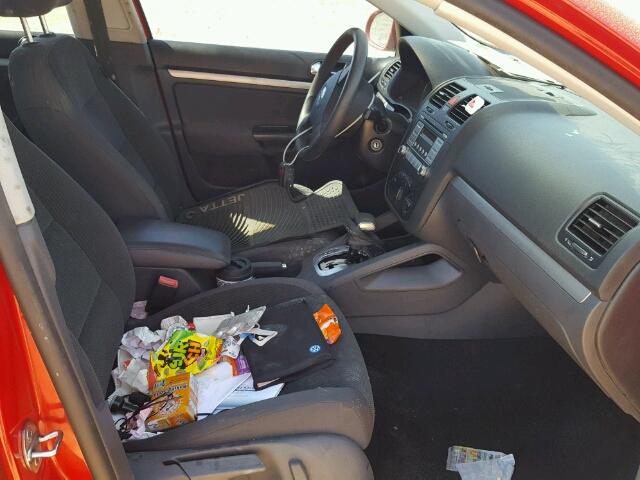 3VWJM71K69M161719 - 2009 VOLKSWAGEN JETTA S 红色 照片 5