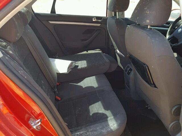 3VWJM71K69M161719 - 2009 VOLKSWAGEN JETTA S 红色 照片 6