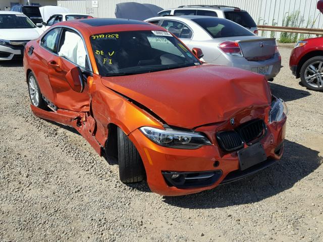 WBA1G9C51GVX97204 - 2016 BMW 228 XI ORANGE photo 1