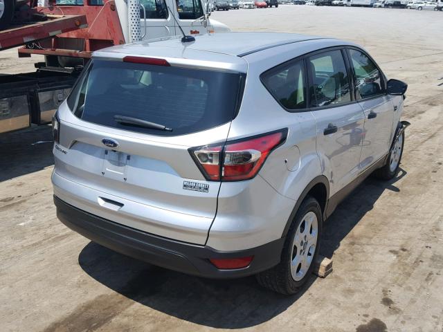 1FMCU0F74HUB95882 - 2017 FORD ESCAPE S SILVER photo 4