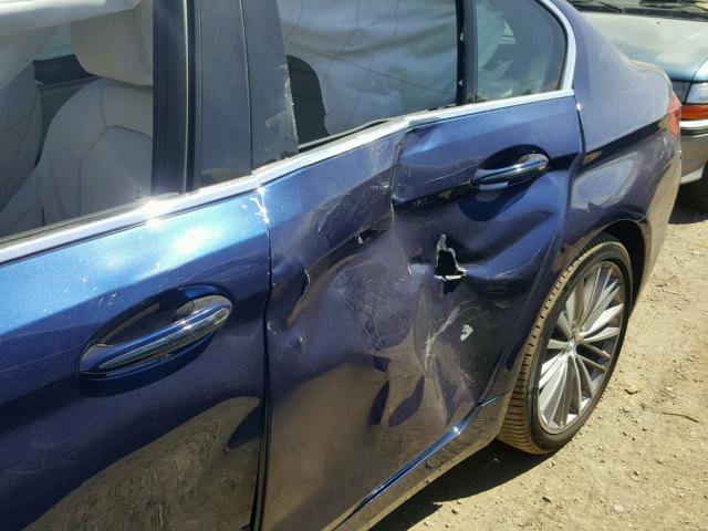 WBAJE5C52JG918526 - 2018 BMW 540 I BLUE photo 10