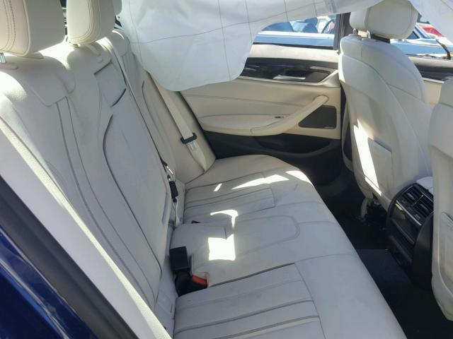 WBAJE5C52JG918526 - 2018 BMW 540 I BLUE photo 6