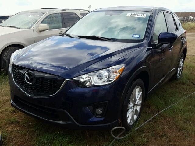 JM3KE2DY1E0347728 - 2014 MAZDA CX-5 BLUE photo 2