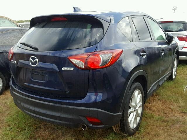 JM3KE2DY1E0347728 - 2014 MAZDA CX-5 BLUE photo 4