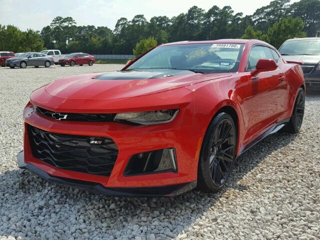 1G1FK1R62J0113430 - 2018 CHEVROLET CAMARO ZL1 红色 照片 2