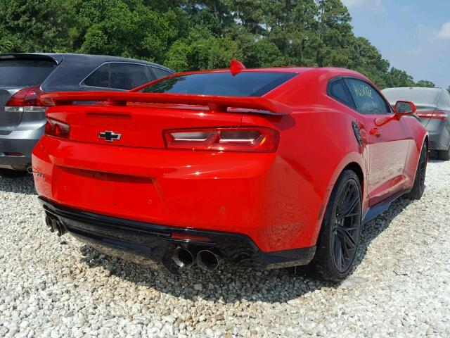 1G1FK1R62J0113430 - 2018 CHEVROLET CAMARO ZL1 红色 照片 4