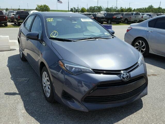 5YFBURHE3HP647186 - 2017 TOYOTA COROLLA L GRAY photo 1