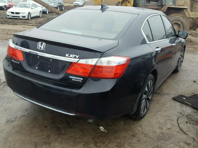 1HGCR6F72FA013153 - 2015 HONDA ACCORD BLACK photo 4