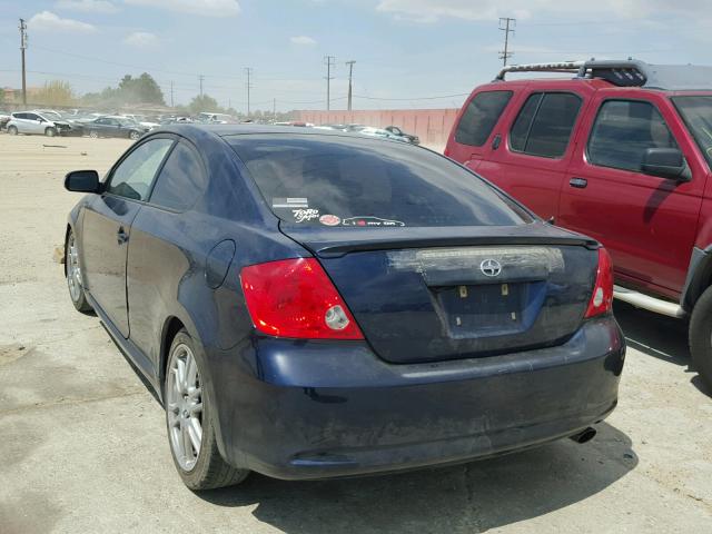 JTKDE167370165220 - 2007 TOYOTA SCION TC ლურჯი ფოტო 3