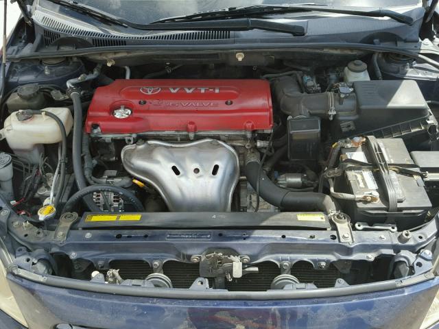 JTKDE167370165220 - 2007 TOYOTA SCION TC ლურჯი ფოტო 7
