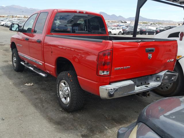 3D3KS28D15G803433 - 2005 DODGE RAM 2500 S Qırmızı foto 3
