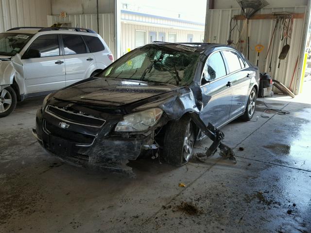 1G1ZH57B68F157960 - 2008 CHEVROLET MALIBU 1LT შავი ფოტო 2