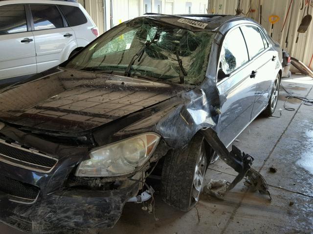 1G1ZH57B68F157960 - 2008 CHEVROLET MALIBU 1LT შავი ფოტო 9