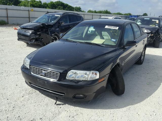 YV1TS592351410313 - 2005 VOLVO S80 2.5T BLACK photo 2