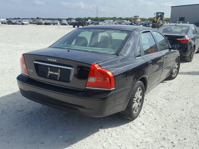 YV1TS592351410313 - 2005 VOLVO S80 2.5T BLACK photo 4