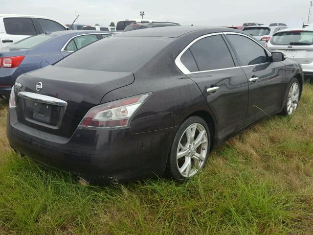 1N4AA5AP9CC824677 - 2012 NISSAN MAXIMA S BLACK photo 4