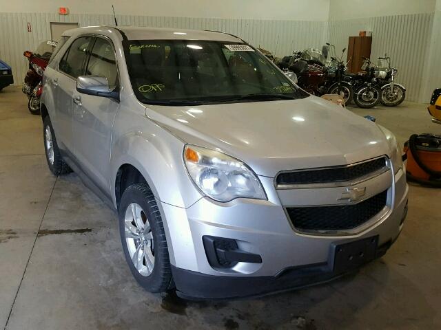 2GNALBEK5C1332243 - 2012 CHEVROLET EQUINOX LS SILVER photo 1