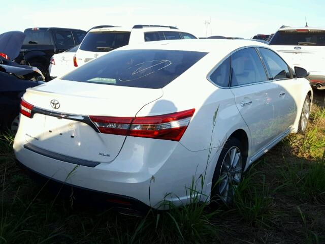 4T1BK1EB9EU115291 - 2014 TOYOTA AVALON WHITE photo 4