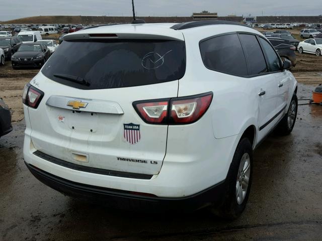 1GNKRFEDXGJ251603 - 2016 CHEVROLET TRAVERSE WHITE photo 4