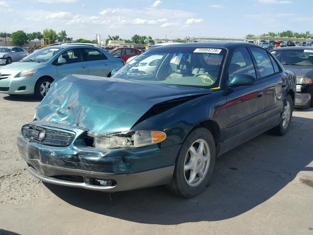 2G4WF551511191407 - 2001 BUICK REGAL GS GREEN photo 2