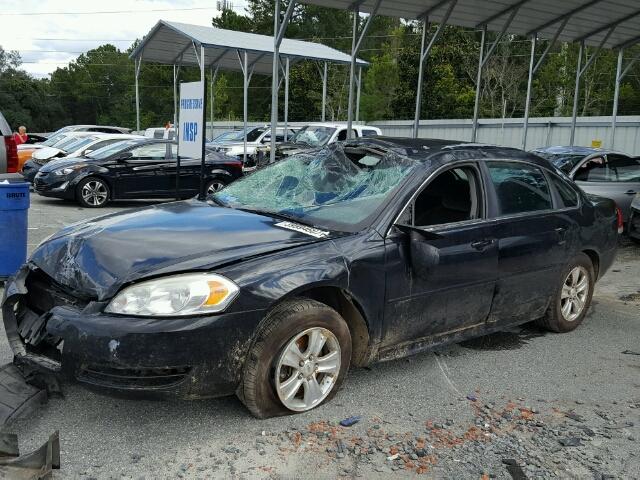 2G1WF5E34D1234816 - 2013 CHEVROLET IMPALA LS BLACK photo 2