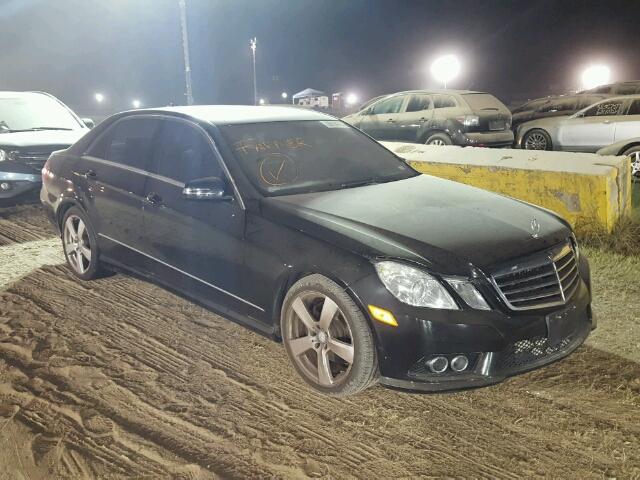 WDDHF5GB6AA079603 - 2010 MERCEDES-BENZ E BLACK photo 1