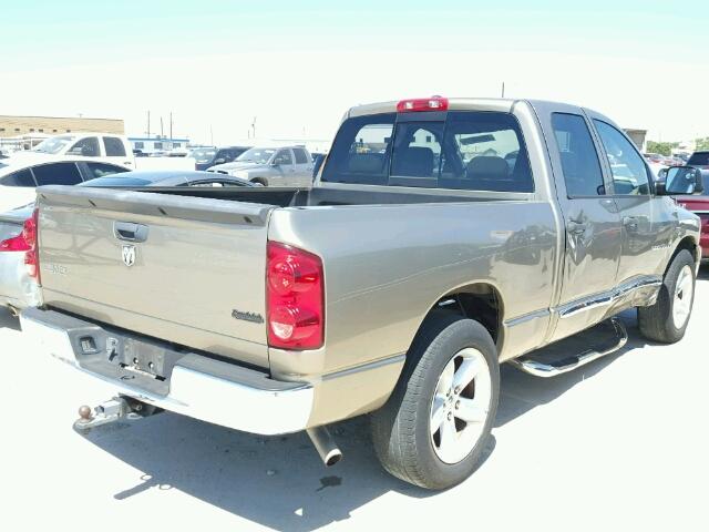 1D7HA18257J629775 - 2007 DODGE RAM 1500 S GOLD photo 4