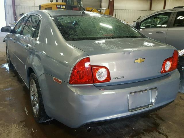 1G1ZH57B494222561 - 2009 CHEVROLET MALIBU 1LT BLUE photo 3
