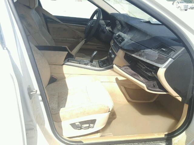 WBAFR7C57DC819167 - 2013 BMW 535 WHITE photo 5