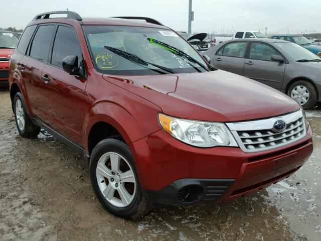 JF2SHABC2CH467121 - 2012 SUBARU FORESTER RED photo 1