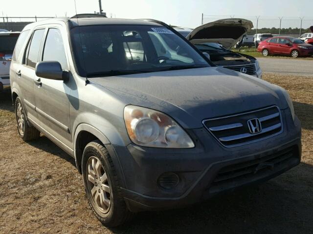 JHLRD68826C012721 - 2006 HONDA CR-V SILVER photo 1