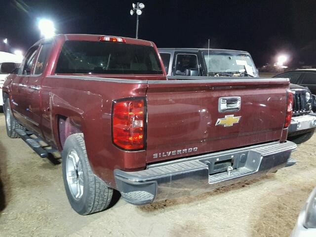 1GCRCPEH8EZ118466 - 2014 CHEVROLET SILVERADO BURGUNDY photo 3