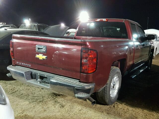 1GCRCPEH8EZ118466 - 2014 CHEVROLET SILVERADO BURGUNDY photo 4