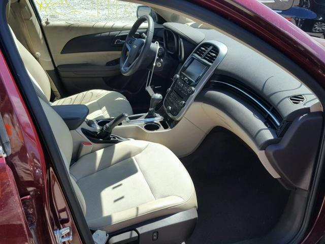 1G11C5SL1FF281059 - 2015 CHEVROLET MALIBU 1LT 红色 照片 5