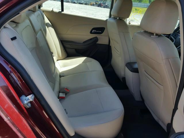 1G11C5SL1FF281059 - 2015 CHEVROLET MALIBU 1LT 红色 照片 6