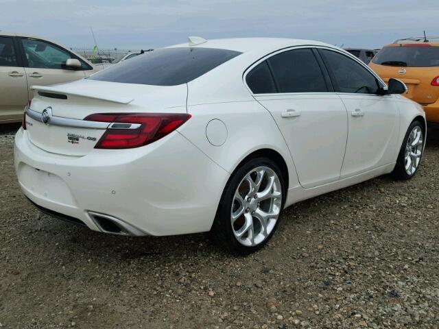 2G4GT5GX9F9208636 - 2015 BUICK REGAL WHITE photo 4